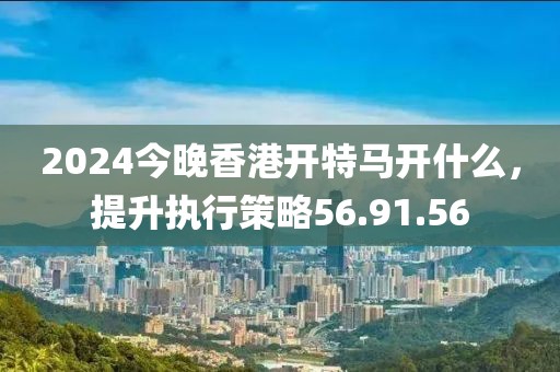 2024今晚香港开特马开什么，提升执行策略56.91.56