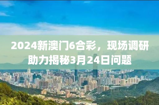 2024新澳门6合彩，现场调研助力揭秘3月24日问题