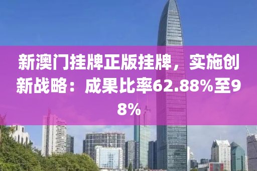 新澳门挂牌正版挂牌，实施创新战略：成果比率62.88%至98%