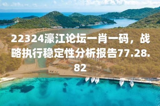 22324濠江论坛一肖一码，战略执行稳定性分析报告77.28.82
