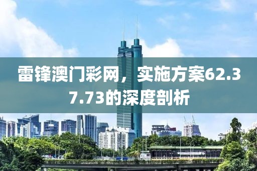 雷锋澳门彩网，实施方案62.37.73的深度剖析