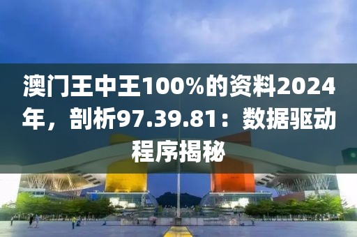 澳门王中王100%的资料2024年，剖析97.39.81：数据驱动程序揭秘