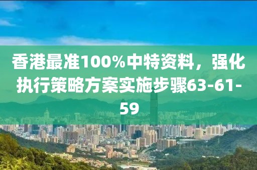 香港最准100%中特资料，强化执行策略方案实施步骤63-61-59