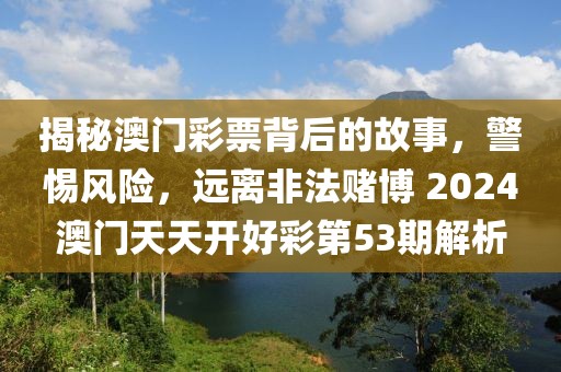 揭秘澳门彩票背后的故事，警惕风险，远离非法赌博 2024澳门天天开好彩第53期解析