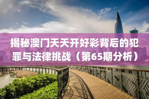 揭秘澳门天天开好彩背后的犯罪与法律挑战（第65期分析）