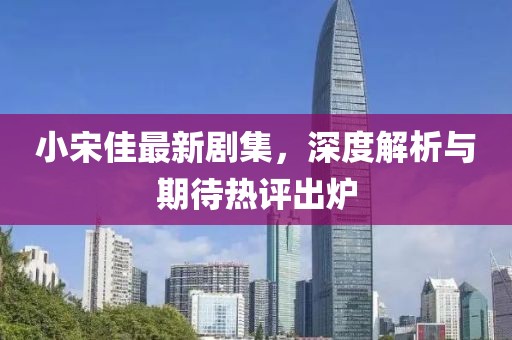 小宋佳最新剧集，深度解析与期待热评出炉
