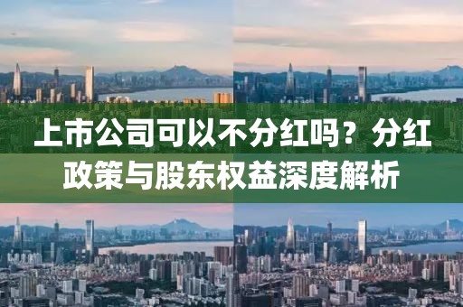上市公司可以不分红吗？分红政策与股东权益深度解析