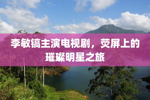 李敏镐主演电视剧，荧屏上的璀璨明星之旅