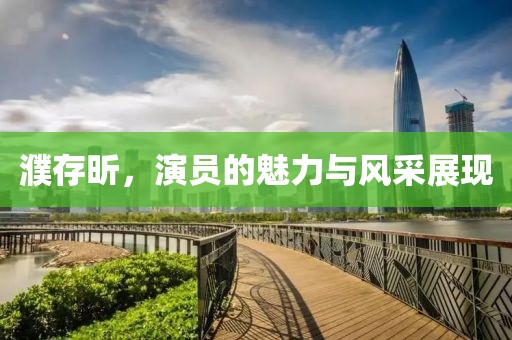 濮存昕，演员的魅力与风采展现