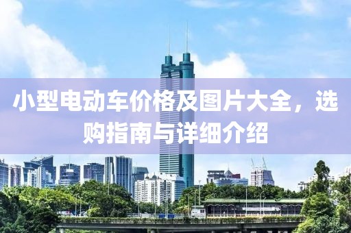 小型电动车价格及图片大全，选购指南与详细介绍