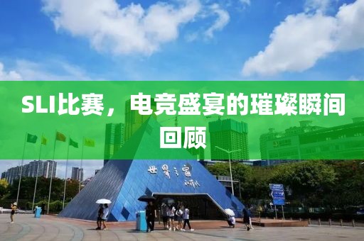 SLI比赛，电竞盛宴的璀璨瞬间回顾