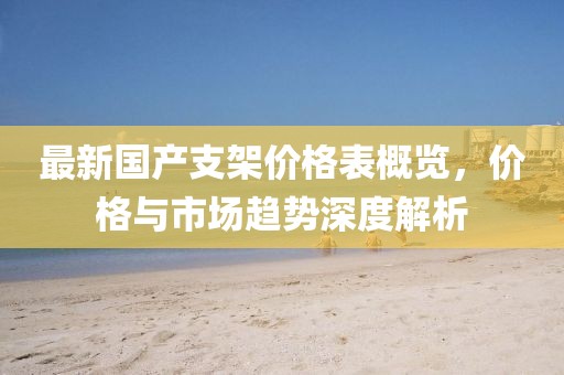 最新国产支架价格表概览，价格与市场趋势深度解析